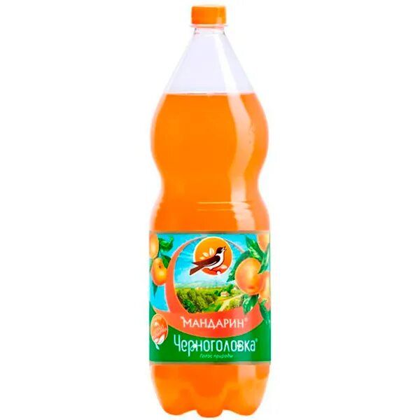 Напиток б/а сильногаз. "Черноголовка Мандарин" 2л ПЭТ