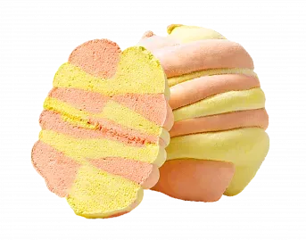 Зефир неглазированный "SlaSti" с начинкой со вкусом манго и маракуйи